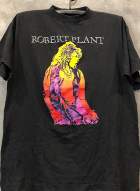 Robert Plant普兰特Manic Nirvana狂躁涅槃封面男女街头短袖T恤潮
