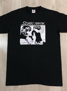 Sonic Youth音速青年朋克风乐队短袖男嘻哈rap复古vintageT恤女