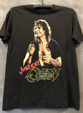 Ozzy Osbourne奥兹乐队老牌金属摇滚人像短袖美式高街潮流男女T恤