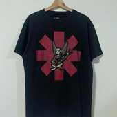 Hot Chili Peppers红辣椒摇滚乐队潮牌短袖 Red T恤vintage半袖 男