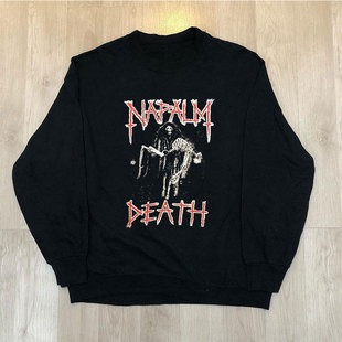 Napalm Death金属乐队美式摇滚潮流长袖ins高街男女长袖卫衣帽衫