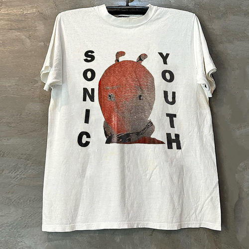 SonicYouth乐队抽象玩偶短袖T恤