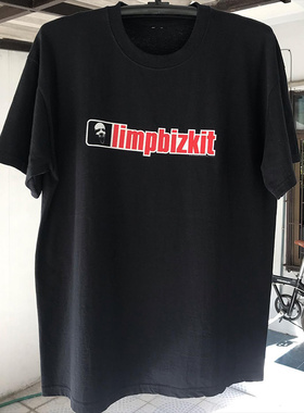 Limp Bizkit软饼干乐队高街时尚vintage复古周边小众短袖男女T恤