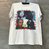 小领口五分袖 Sade莎黛欧美歌手音乐专辑短袖 T恤vibe街头美式 ins潮