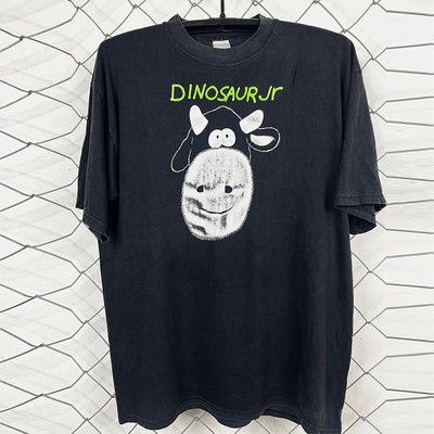 恐龙二世摇滚乐队美式小领口半袖