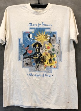 Tears For Fears英国学院摇滚乐队chic嘻哈美式纯棉短袖男女T恤潮