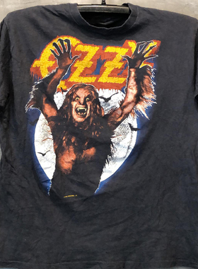 Ozzy osbourne奥兹乐队摇滚重金属cityboy高街短袖男女质感T恤潮