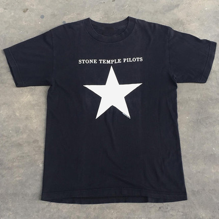 Stone Temple Pilots石庙向导乐队简约五角星cityboy男女短袖T恤