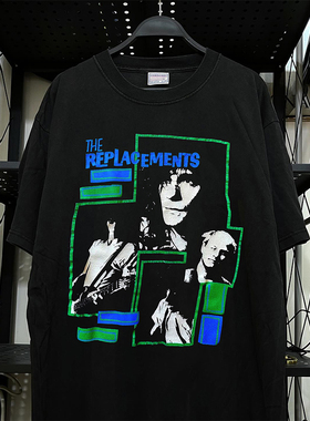 The Replacements摇滚乐队潮牌印花短袖T恤vintage美式痞帅半袖潮