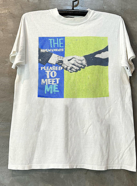 The Replacements摇滚乐队纯棉设计感短袖T恤男vintage古着半袖潮