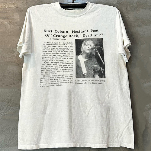 纪念KurtCobain6纯棉短袖T恤