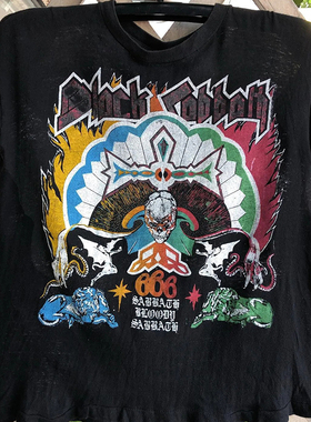 Black Sabbath黑色安息日摇滚乐队周边chic嘻哈炸街纯棉短袖T恤男