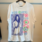 Redd 男 T恤vibe潮牌人像印花复古街头半袖 Kross摇滚乐队美式 短袖