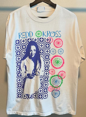 Redd Kross摇滚乐队美式短袖T恤vibe潮牌人像印花复古街头半袖男