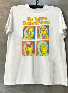 The Velvet Underground地下丝绒乐队美式纯棉短袖T恤潮酷体恤衫