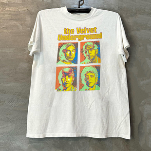 The Velvet Underground地下丝绒乐队美式纯棉短袖T恤潮酷体恤衫