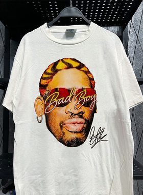 Dennis Rodman丹尼斯·罗德曼头像潮牌短袖T恤Cityboy炸街半袖男