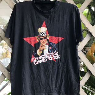 Cheap Trick乐队欧美重金属西海岸hiphop嘻哈摇滚短袖男女纯棉T恤