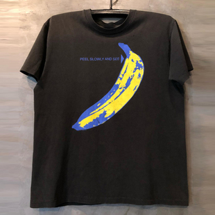 The Velvet Underground地下丝绒乐队和妮可高街摇滚复古短袖T恤