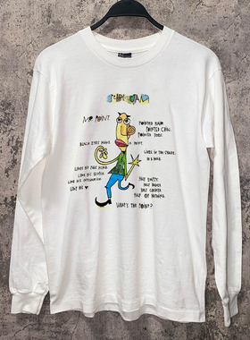 Pearl Jam珍珠酱乐队数码直喷涂鸦潮牌长袖T恤ulzzang美式上衣男