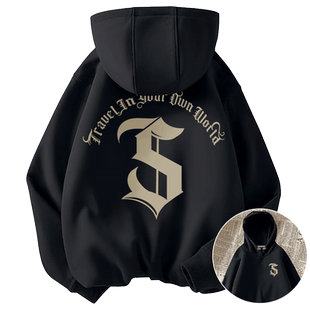 卫衣男款2026新款春秋款青少年潮牌春季上衣初中生学生连帽外套男