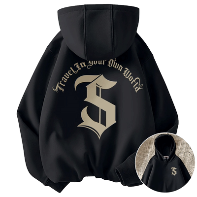 秋季潮牌ins青少年宽松连帽卫衣