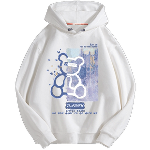 青少年卫衣男款2026新款春秋款连帽宽松上衣学生春季初中生外套男