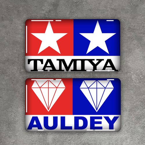 奥迪双钻胶贴田宫四驱车3D贴