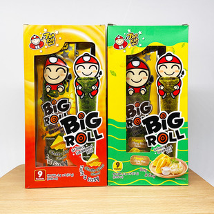 泰国进口老板仔海苔切达奶酪味香脆海苔27g芒果糯米饭风味海苔