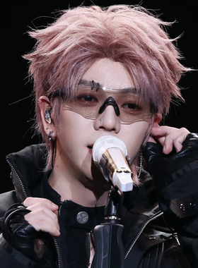 朋克嘻哈无框防风镜男户外骑行爬山遮阳防紫外线爱痞帅太阳镜蹦迪