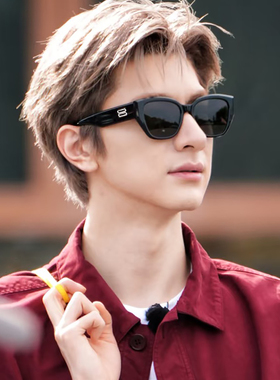 墨镜男士痞帅2026新款高级感复古方框偏光防紫外线近视太阳眼镜女