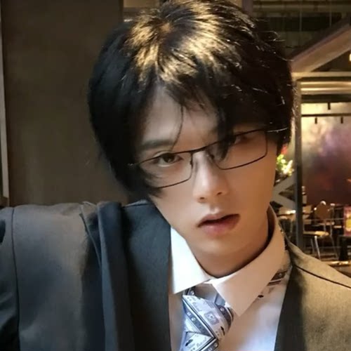 人夫感斯文痞帅防蓝光防辐射平光镜男复古金属小方框可配近视眼镜