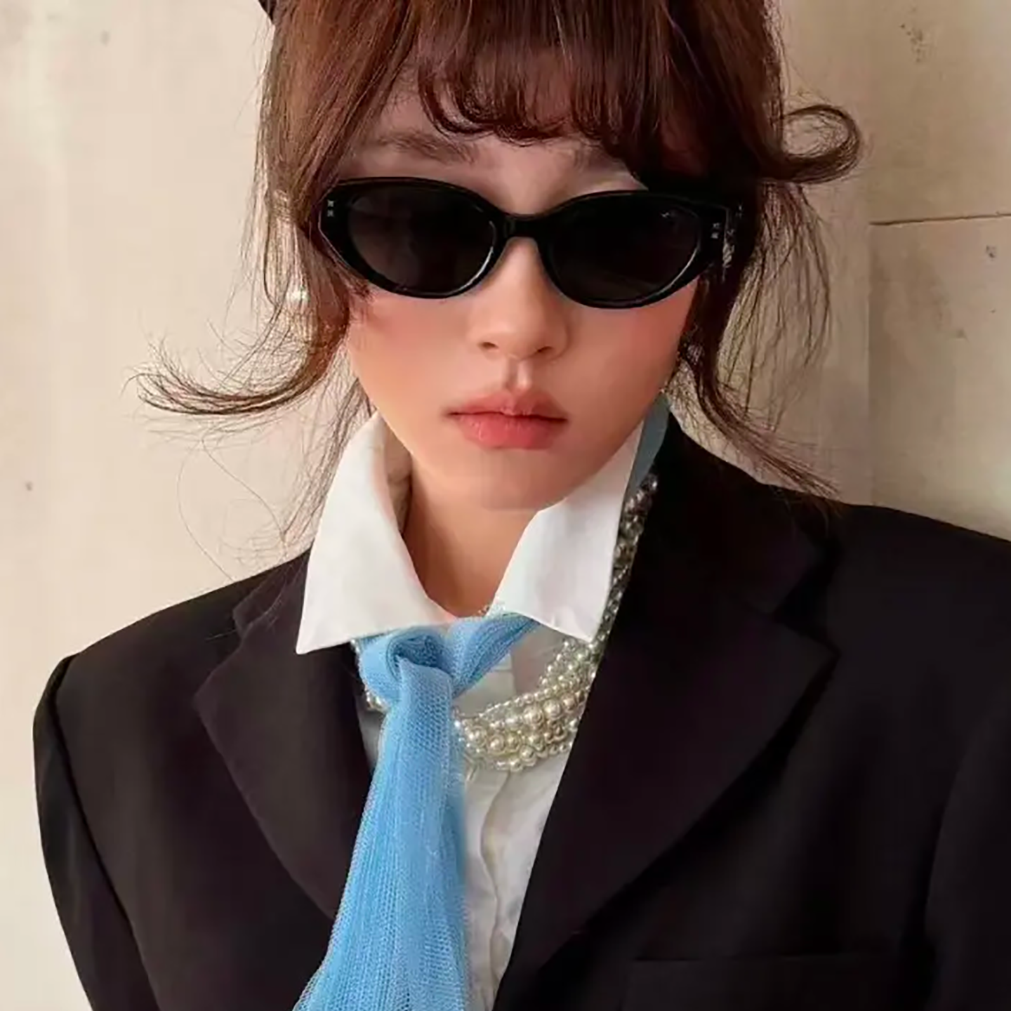 新款复古墨镜女潮猫眼偏光太阳眼镜大脸防紫外线遮阳街拍高级感,ZIPPO/瑞士军刀/眼镜,太阳眼镜,淘宝优惠券,粉丝福利购,淘宝优惠卷