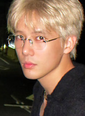 gm金丝眼镜男款高级感痞帅复古无框斯文败类素颜平光镜女可配度数