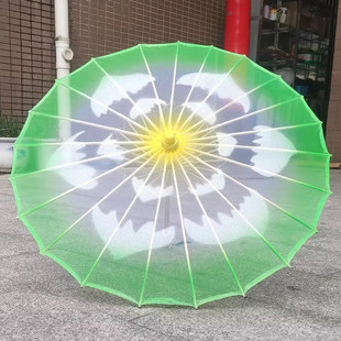 舞蹈伞茉莉花开茉莉情怀娟沙透明舞台表演出文艺晚会春晚同款 伞