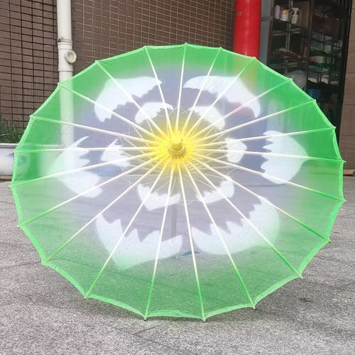 透明茉莉情怀表演舞蹈伞