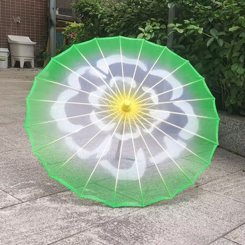 舞蹈伞茉莉花开茉莉情怀古典傣族清明雨上雨涧春行图舞蹈晚同款伞