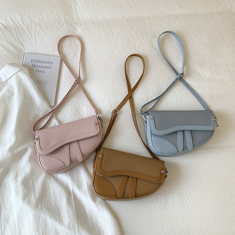 小众设计包包女2025夏季新款潮流时尚马鞍包百搭超火单肩斜挎包