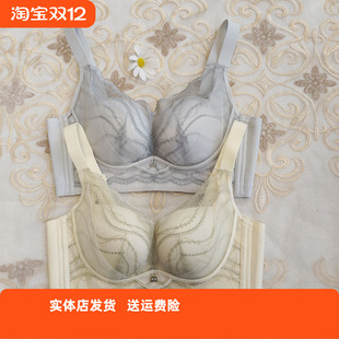 香蜜闺秀25112066蕾丝无钢圈B杯四排扣聚拢内衣亲肤舒适透气文胸