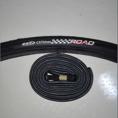 死飞车公路车自行车轮胎正新23-622/700X23c外胎内胎骑行配件包邮