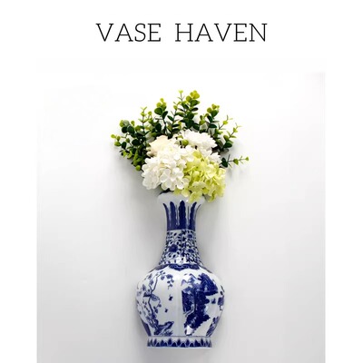 宋式美学超好看绝美墙上水培花瓶