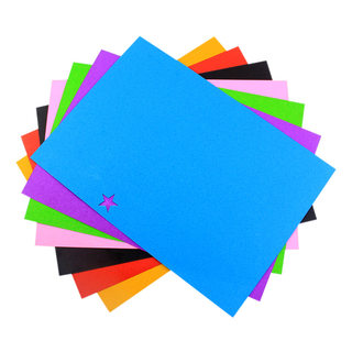 幼儿园儿童DIY手工纸 A4彩色卡纸 160克加厚加硬折纸贺卡彩纸7色