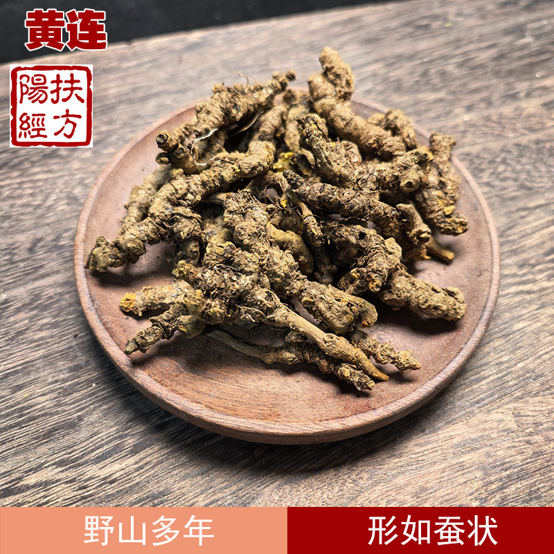 扶阳经方 野生黄连中药材  黄连个子 黄连片 苦寒不易多用