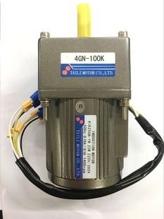 220V 台力减速电机4IK25GN 25W100K三相六线 4GN100K 380V马达