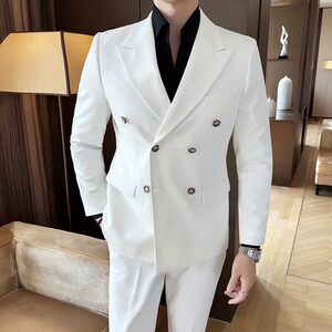 秋冬西服套装正装休闲新郎婚礼西装两件套A207-LJT806-P210图片