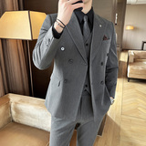 秋冬单西西服商务修身职业正装婚礼西服A207-DX803-P125，男装西服，电商A207