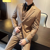 秋冬西服套装正装休闲新郎婚礼西服两件套A207-LJT807-P210，男装西服套装，电商A207