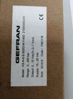 GEFRANKS-N-E-E-B25D-M-V-602注塑机250bar海达压力传感器