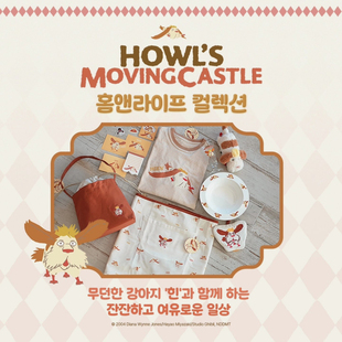 正品韩代韩国限定吉卜力橡子哈尔的移动城堡茵茵周边杯盘文具包包