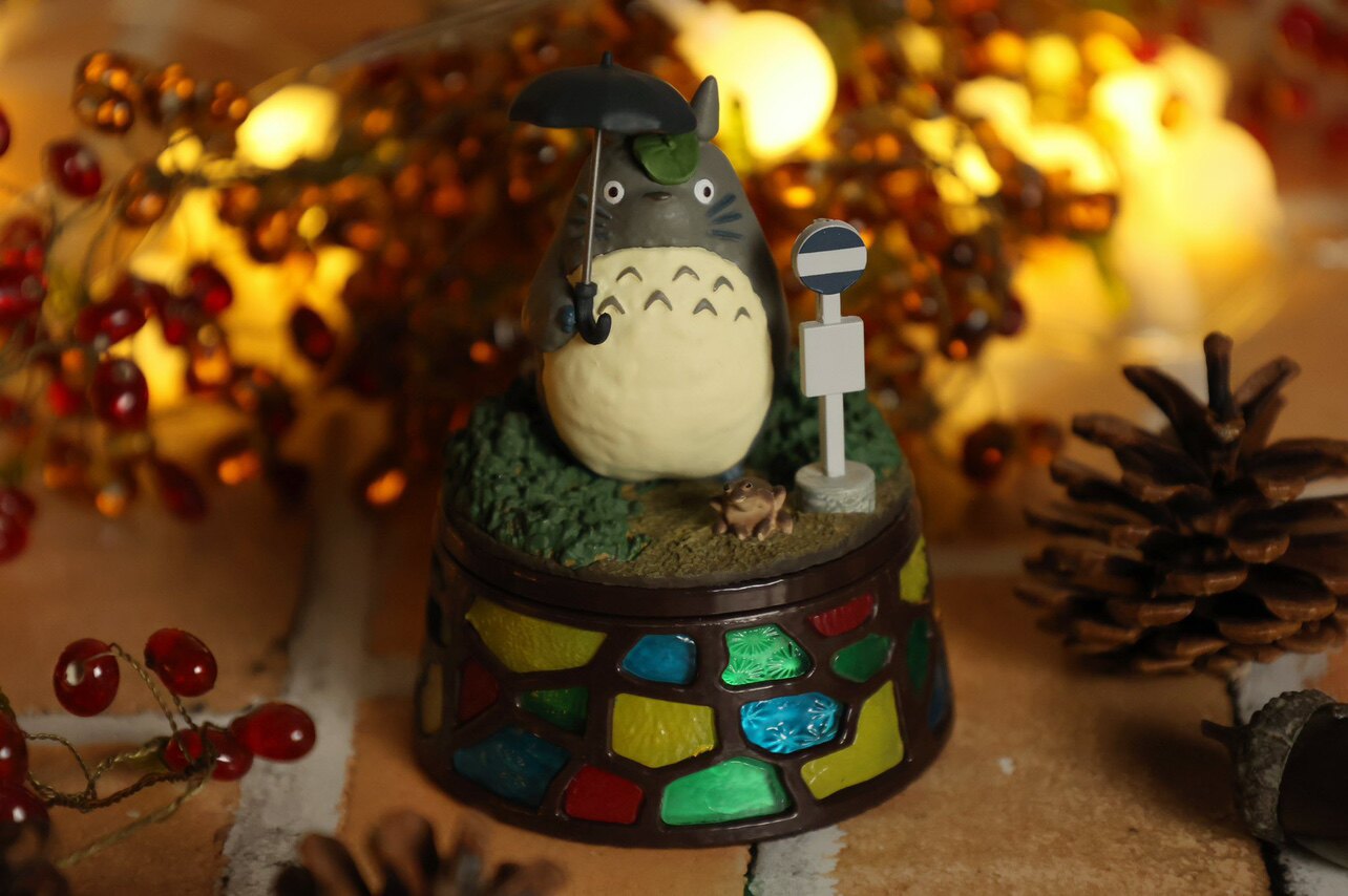GHIBLI MIYAZAKI ANIME PERIPHERY ACORN HOWLS MOVING CASTLE CHINCHILLA ORNAMENT JEWELRY STORAGE
